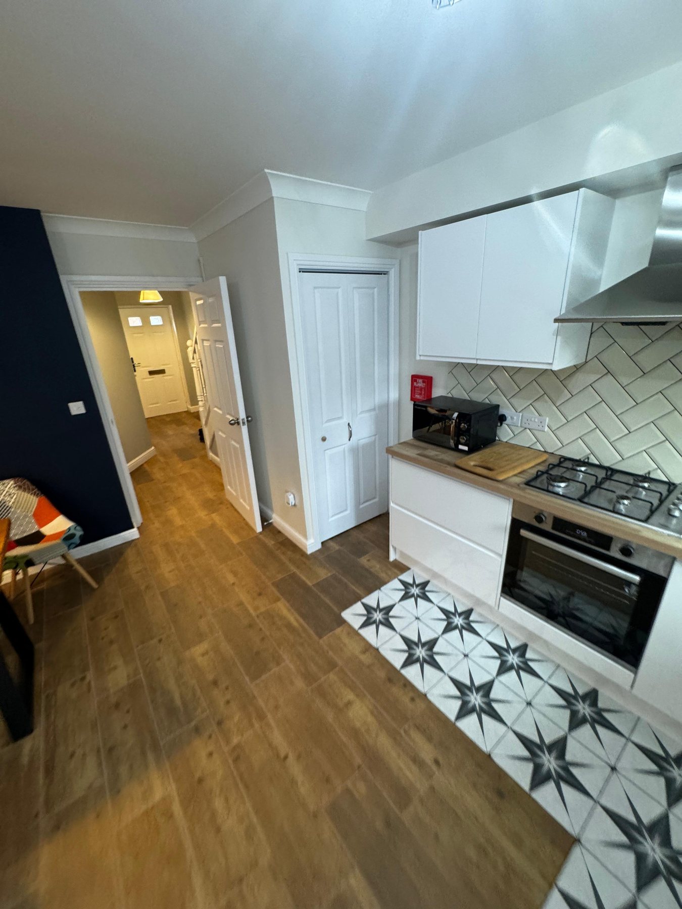 Kitchen and dining area in rental property