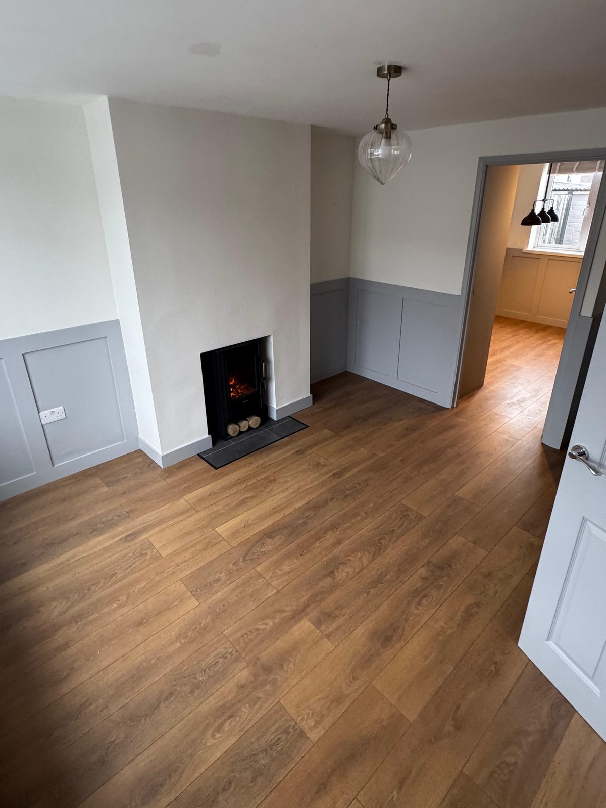 Finished living room refurbishment